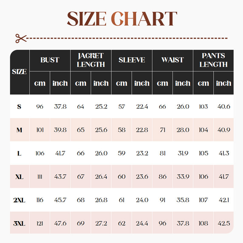 Gyönyörű blézer, kényelmes béléssel és bő szárú nadrággal (3 részes)