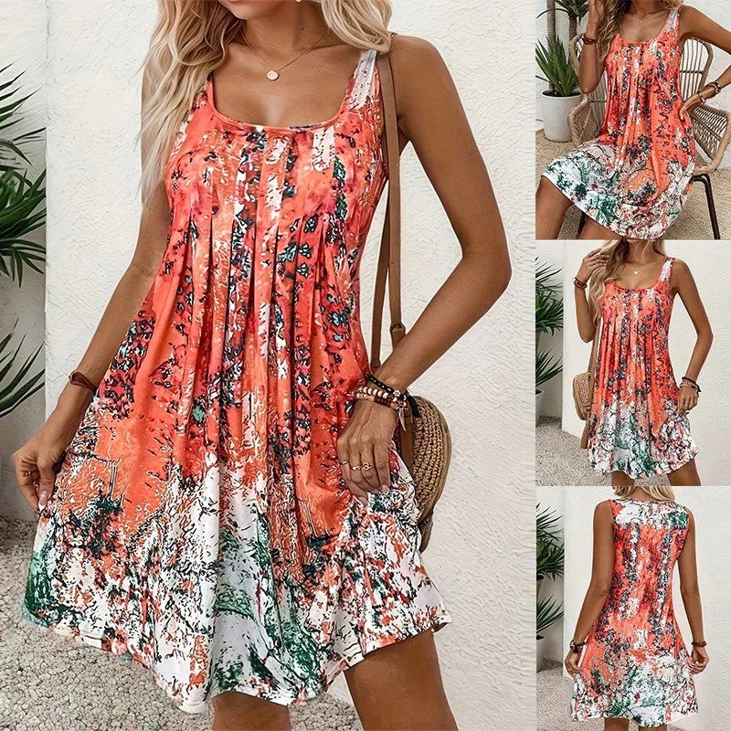 đ„EgyszerƱ ujjatlan ruha mintĂĄval