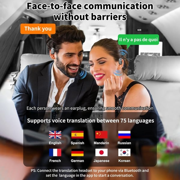 đLegnĂ©pszerƱbb 1. szĂĄmĂș termĂ©k â° UtolsĂł nap đ OWS Bluetooth 5.4 vezetĂ©k nĂ©lkĂŒli fejhallgatĂł mestersĂ©ges intelligenciĂĄval törtĂ©nĆ fordĂtĂĄssal (iOS Ă©s Android rendszerre)