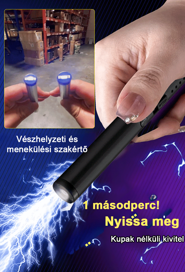 “Német Biztonsági Cég” toll zseblámpa