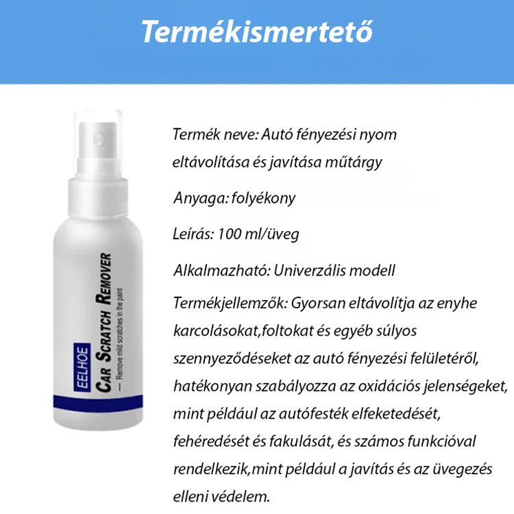 Autófesték felület javító karcolás spray