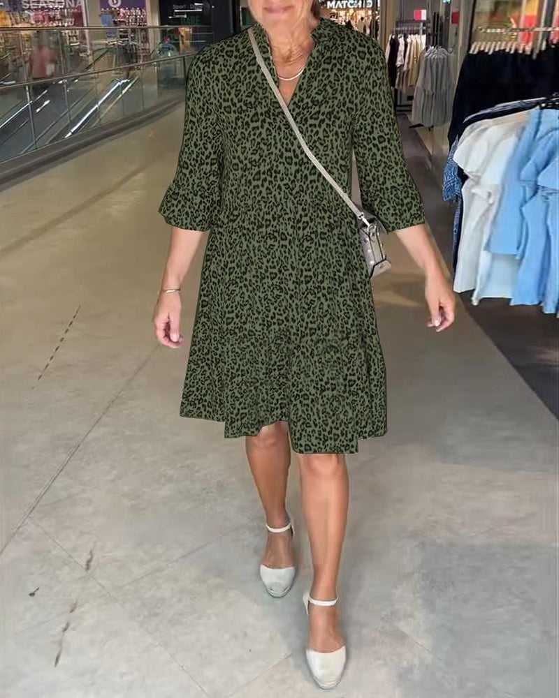 Leopárdmintás ruha