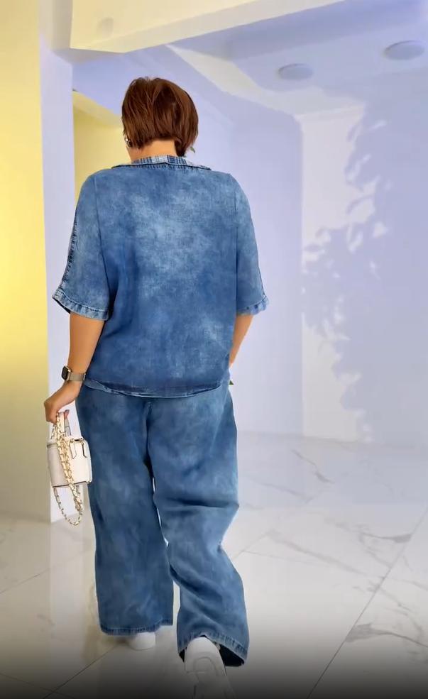 Női nyári divatos kerek nyakú nadrág cipzárral