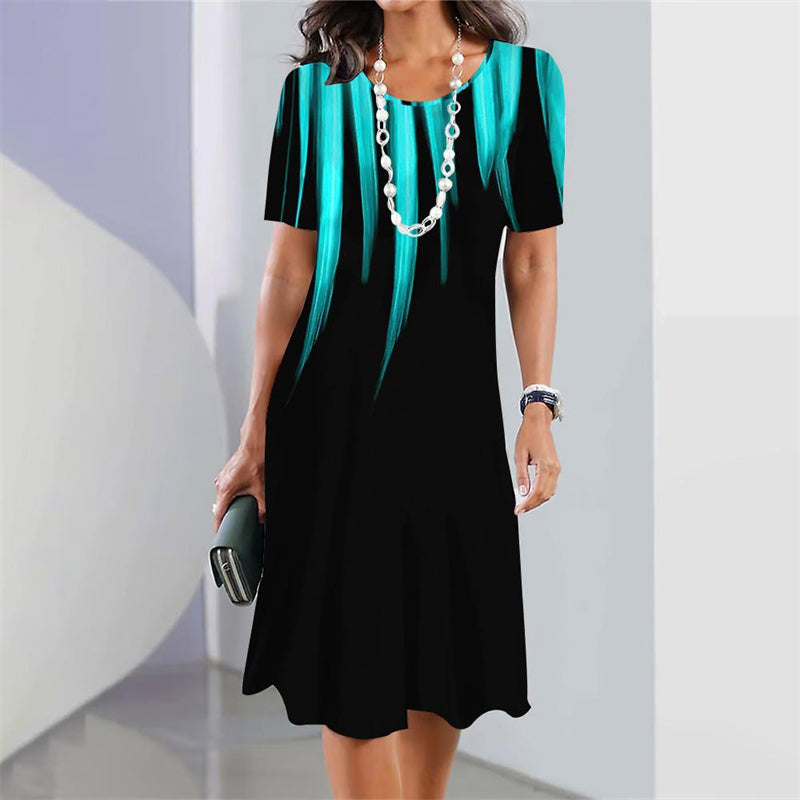 Női A-vonalú midi ruha