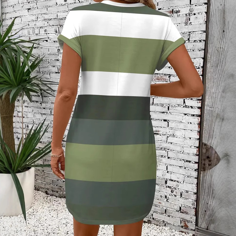 👗Lezser női ruha kerek nyakkivágással