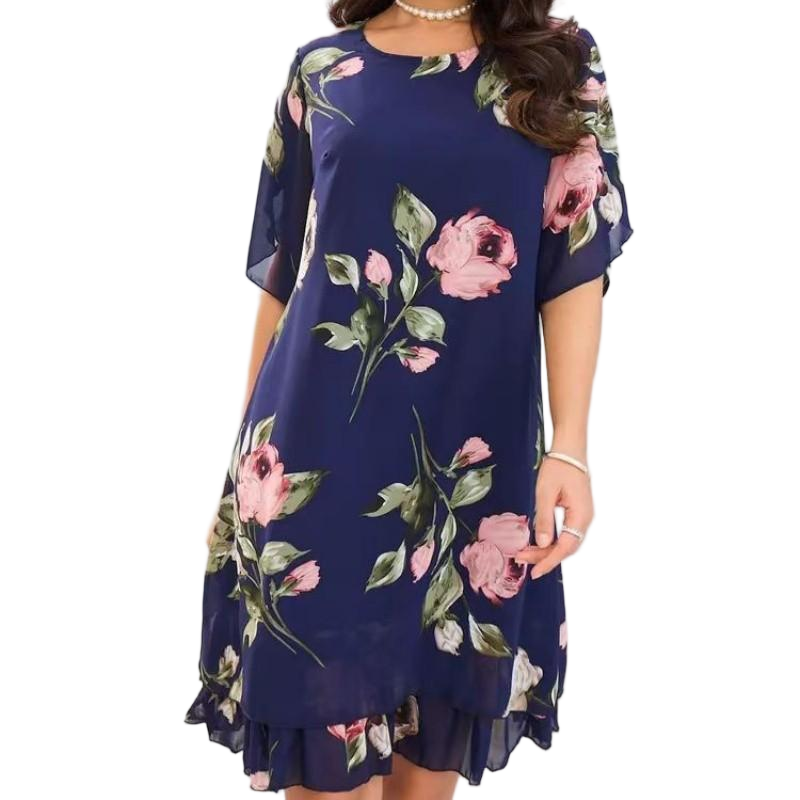 Női virágmintás ruha