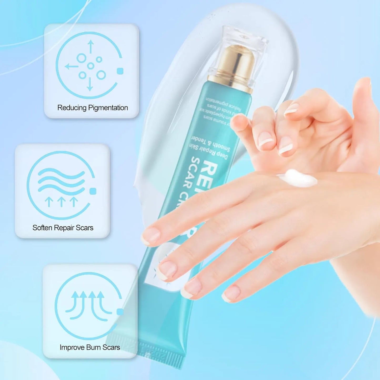 🔥Utolsó nap 50% KEDVEZMÉNY - 🩹Alcuras® Advanced Scar Repair Cream✨
