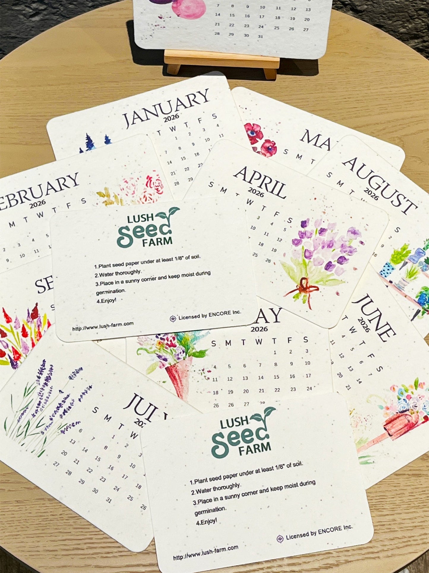 ✨Újdonságok 49% kedvezménnyel ma🌱Környezetbarát Love Seeds ültetési naptár 2026-ra