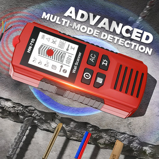 💯 6 az 1-ben multifunkcionális fali fémdetektor HD LCD képernyővel laptophoz