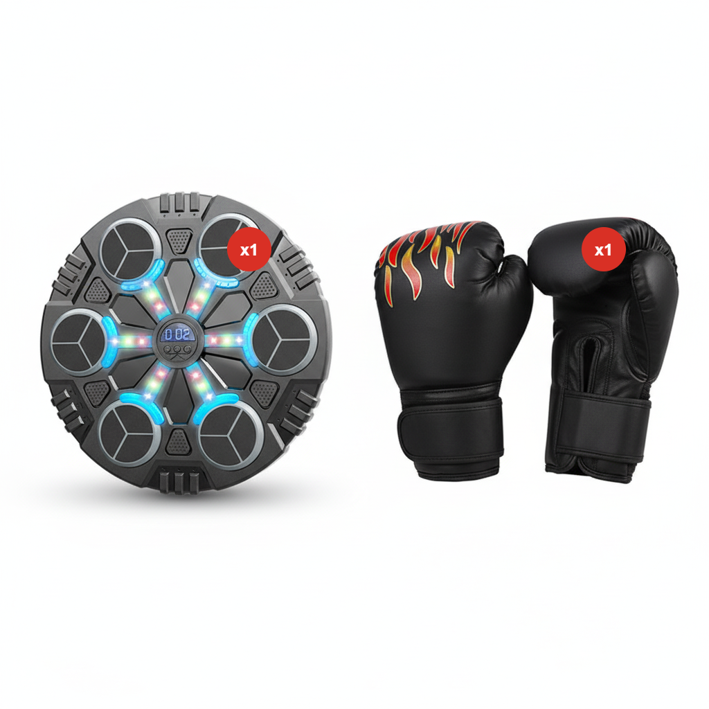 🥊🎶 Bluetooth zenélő boxedző gyerekeknek – Élvezd a szórakozást és az edzést otthon 🔥✨