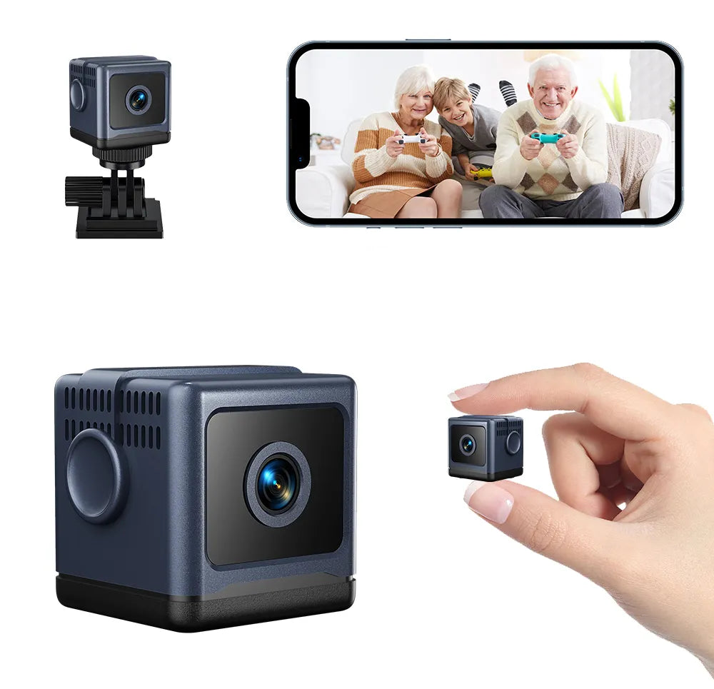 W03 Okos WiFi-s biztonsági kamera – 1080P HD, éjjellátó, mozgásérzékelés, alacsony fogyasztású