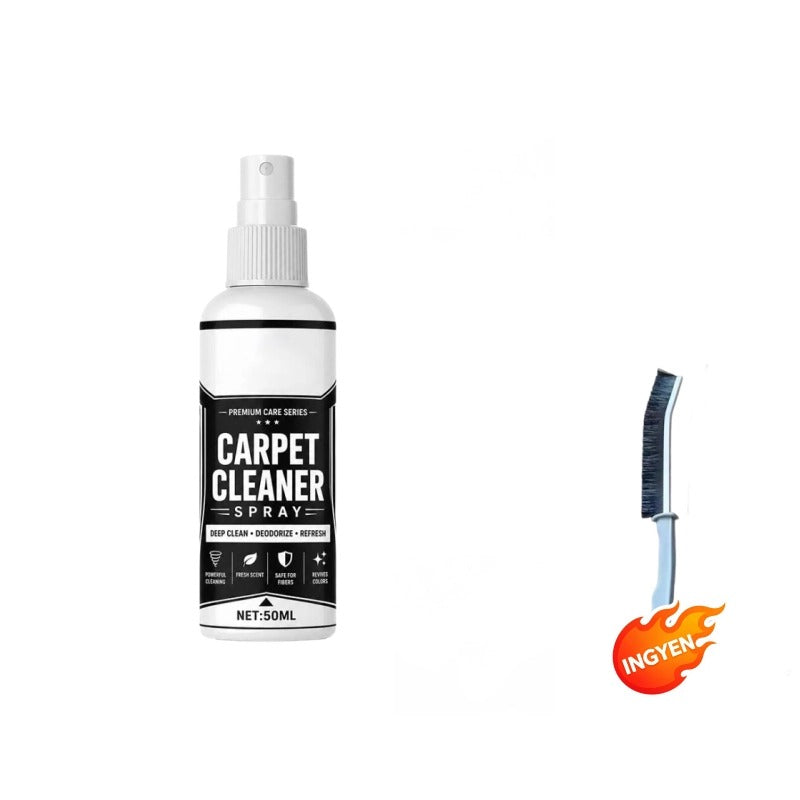⚡ Ipari hatékonyság, azonnali eredmény🧹 Szőnyegmélytisztító spray – mikrobuborék-technológia + anyagbarát | Szőnyegekhez, kanapékhoz és autó belső teréhez alkalmas, semlegesíti a kellemetlen szagokat ✨