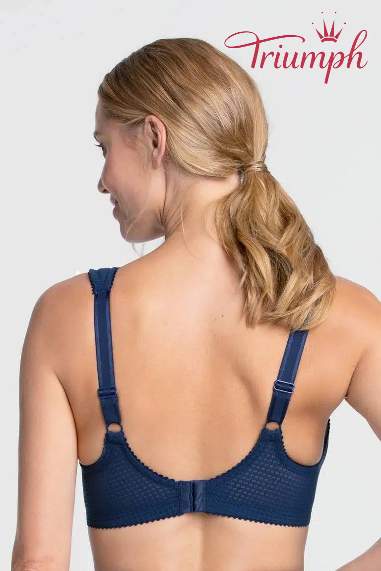 💖Triumph® 3 darabos szett ✨Kényelmes pamut pöttyös melltartó