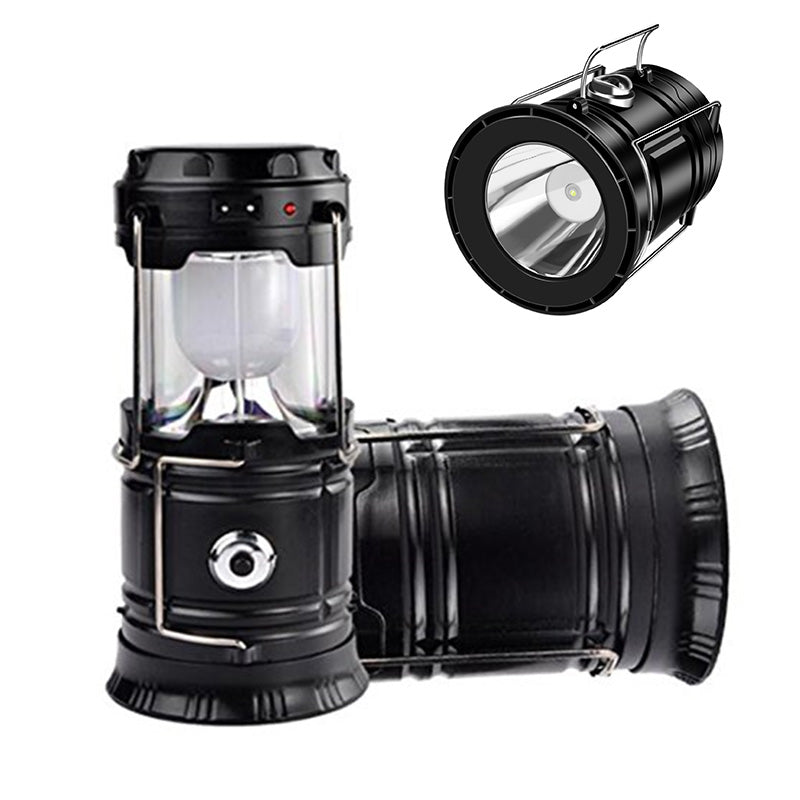 ⛺️Napenergiával működő, behúzható kempinglámpa