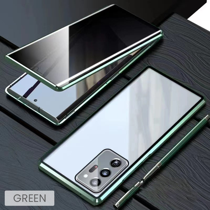 💥Mágneses edzett üveg kétoldalas telefon tok Samsung S23-S25 sorozathoz