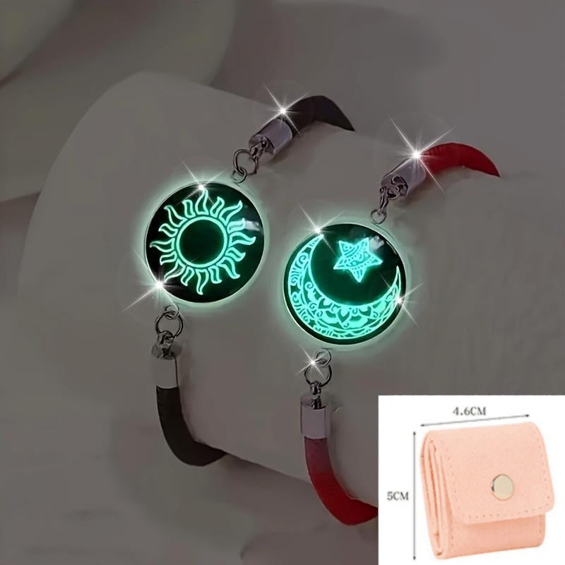 Nap és Hold – Egy Lélek. 💞 Karkötők pároknak, akik a távolság ellenére is összekapcsolódnak.