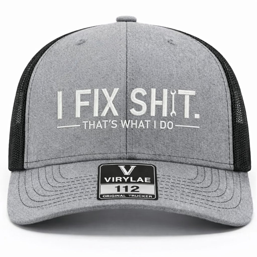 kamionos és szerelő sapka – I Fix Shit Trucker Sapka
