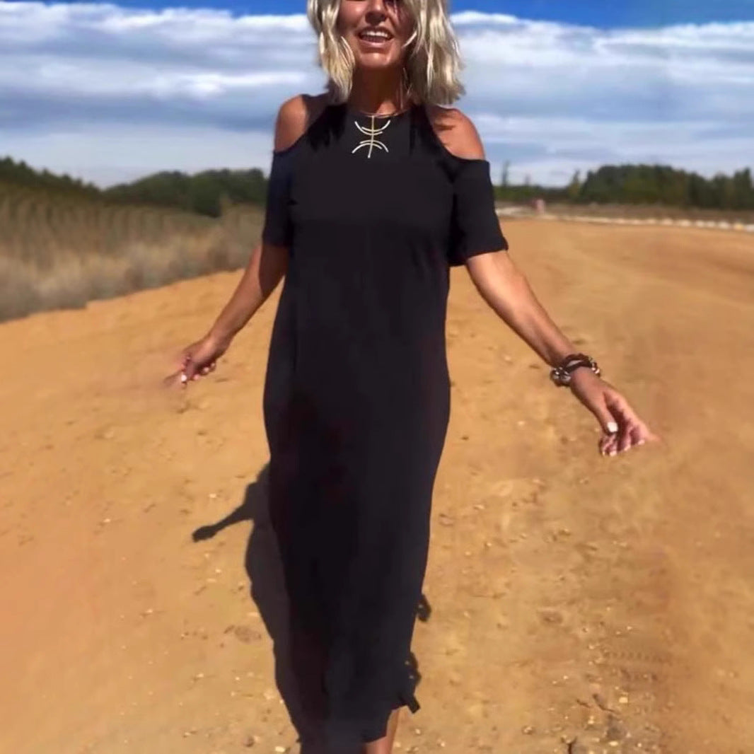 Új, divatos, lezser, karcsúsított ruha