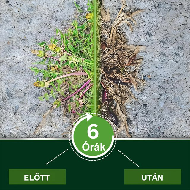 Két az egyben erős hatású gyomirtó szer