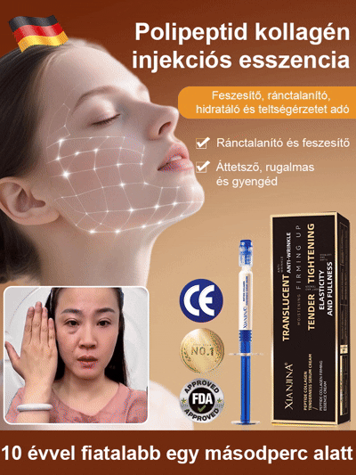 10 évvel fiatalabb egy másodperc alatt” ránctalanító krém
