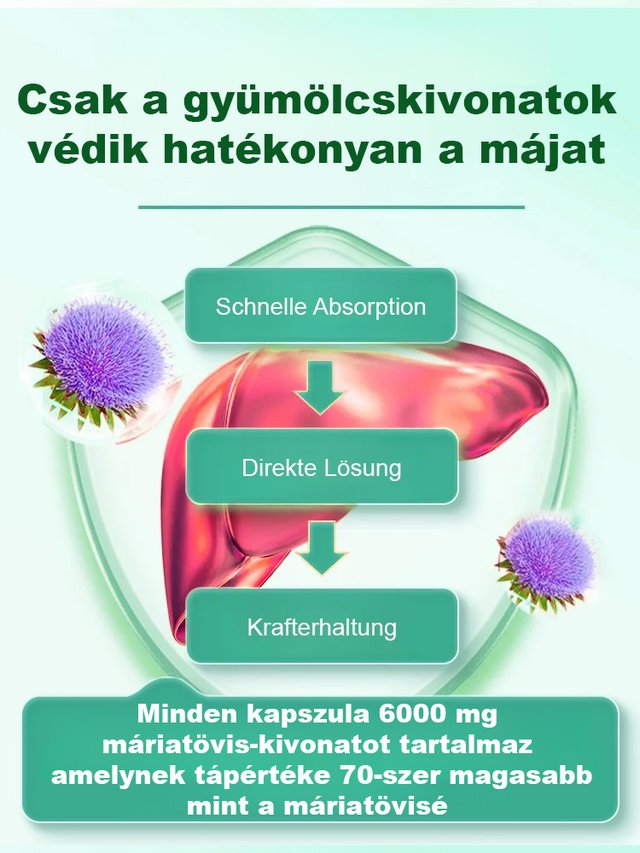 Víz Repülő Thistle kivonat májvédő kapszula