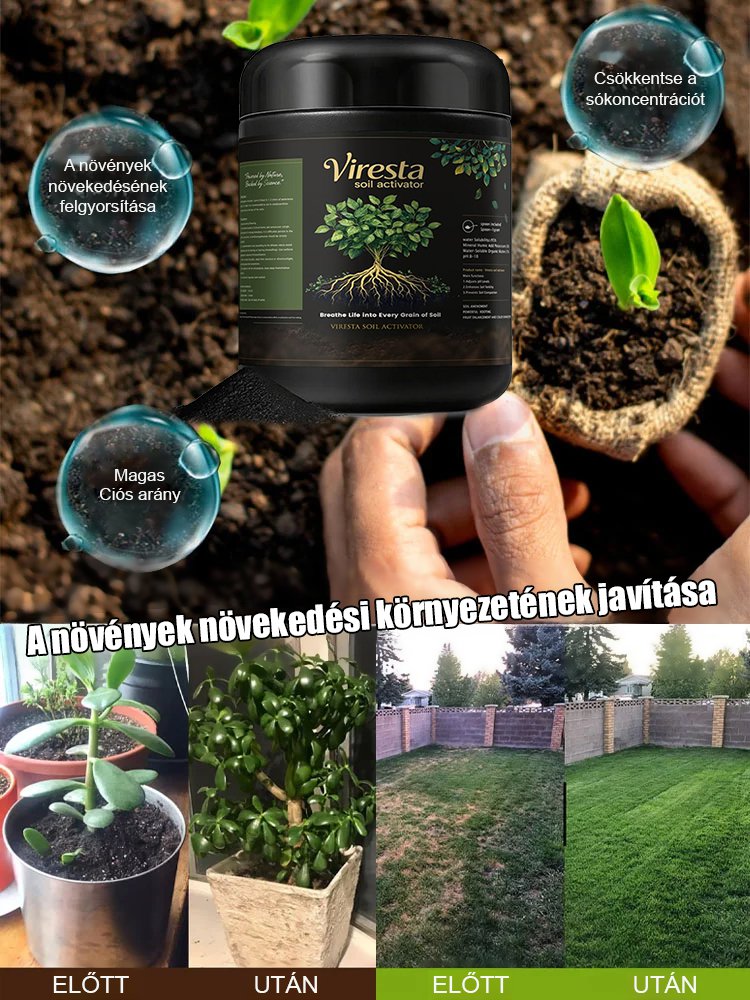 Növényi trágyafokozó.Újjáélesztse a gyepet és a kertet – a végső lendület az egészségesebb talaj és az erősebb növények számára!