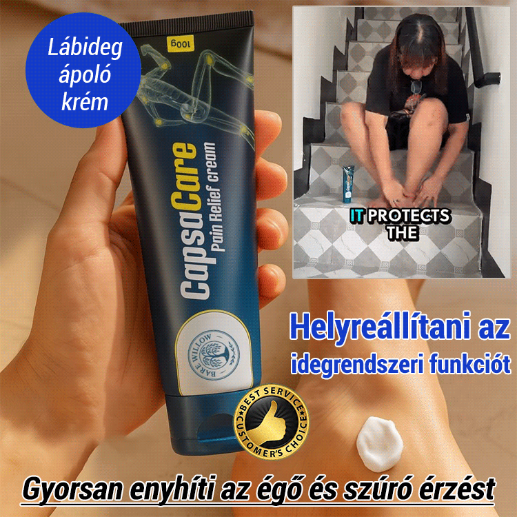 Lábidegápoló krém