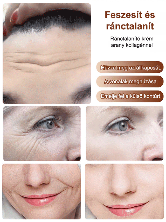 Arany Újraépített Kollagén Ránctalanító Krém