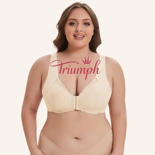 Triumph - (3 db) 5D formázott elülső záródású, drótnélküli tartást adó melltartó