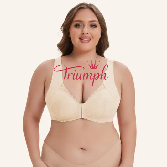 Triumph - (3 db) 5D formázott elülső záródású, drótnélküli tartást adó melltartó