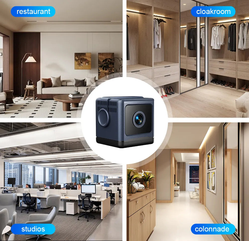 W03 Okos WiFi-s biztonsági kamera – 1080P HD, éjjellátó, mozgásérzékelés, alacsony fogyasztású