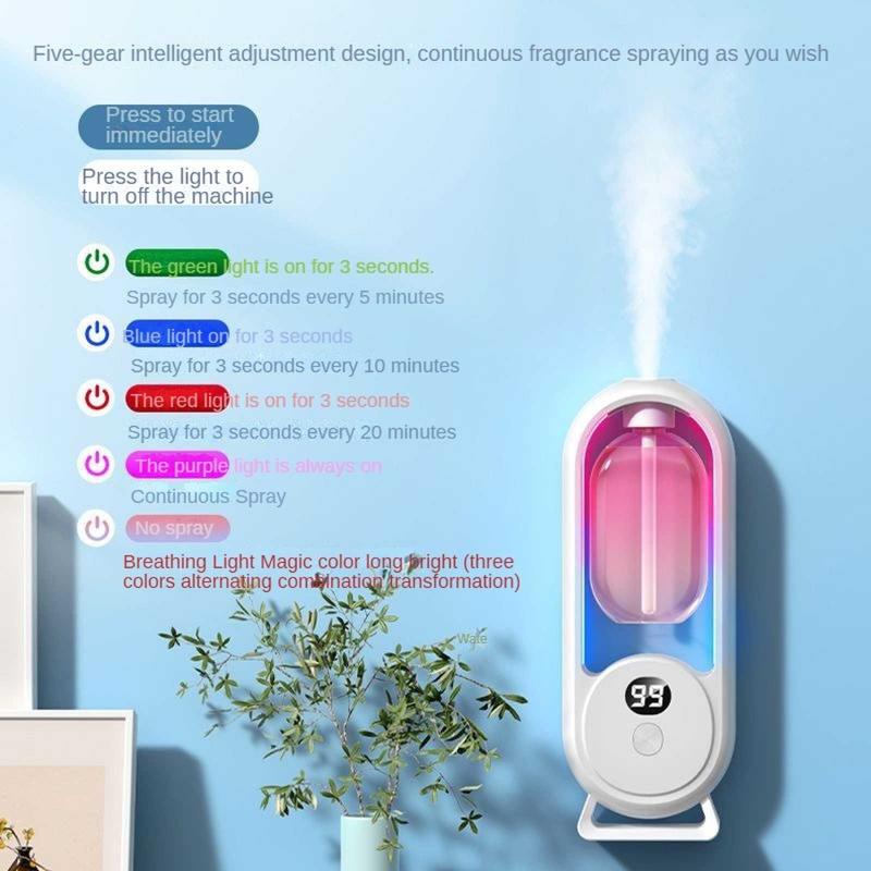 AromaGlow 360° intelligens illatdiffúzor – Hosszan tartó frissesség