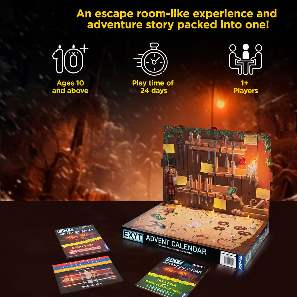 ⏰ LAST DAY 50% OFF - 🎄 Escape the Workshop! Advent Calendar – 🗝️✨ 24 Days of Puzzle Adventure & Fun 🔥 - Escape the Workshop