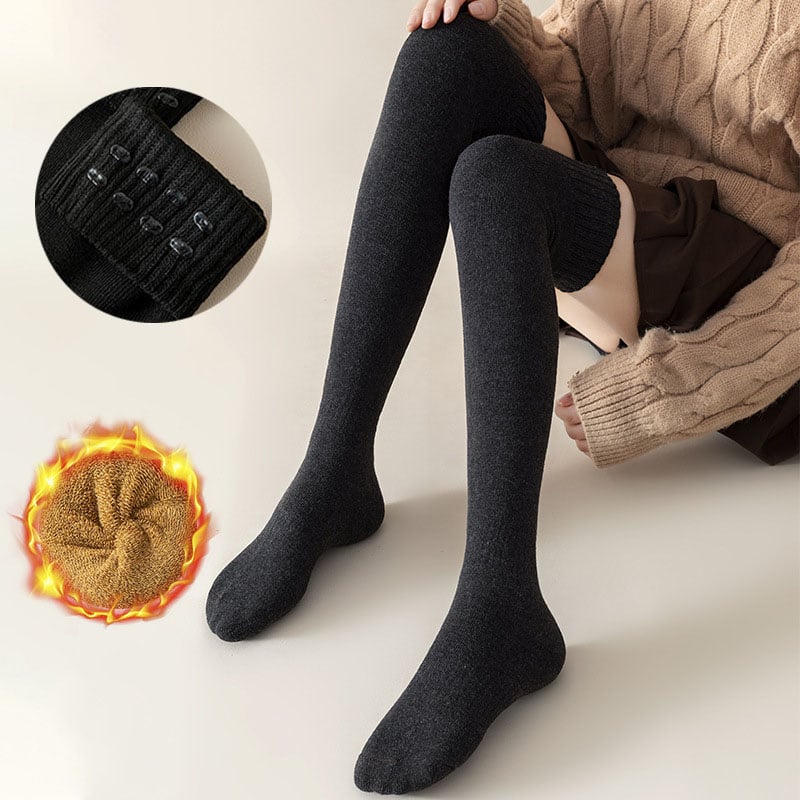 ❄️🧦 Csúszásmentes szilikon térdig érő pamut harisnya 🎁