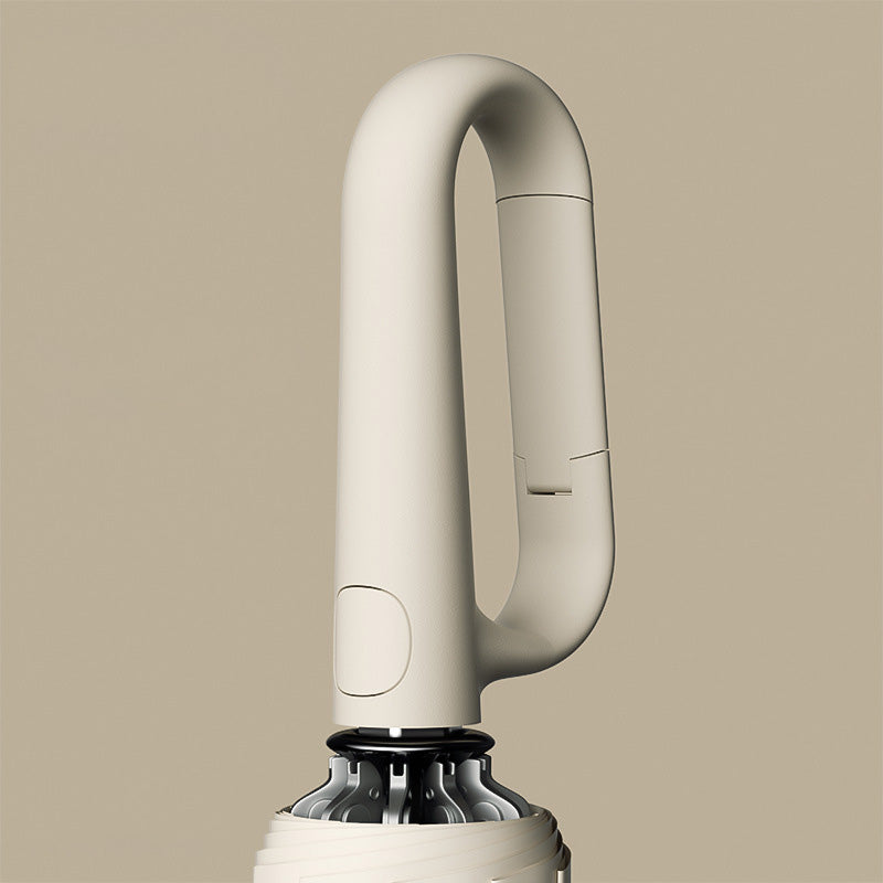 ☂️✨ Fényvisszaverő biztonsági csíkos esernyő! Fordított tágulás és összehúzódás fröccsenő víz nélkül, jó láthatóság homályos környezetben