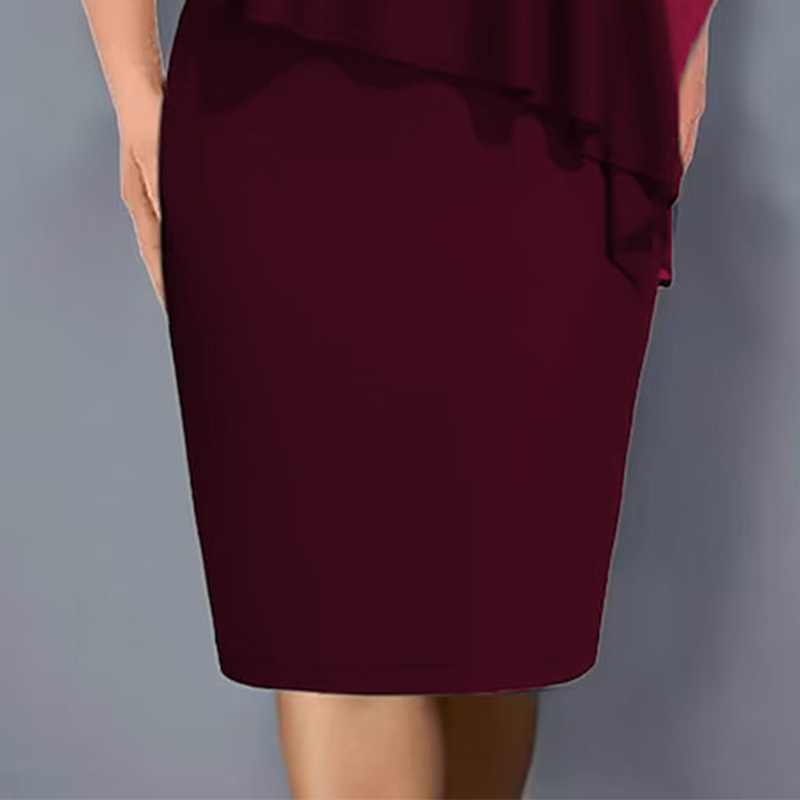 ✨Sifon V-nyakú ruha strassz berakással