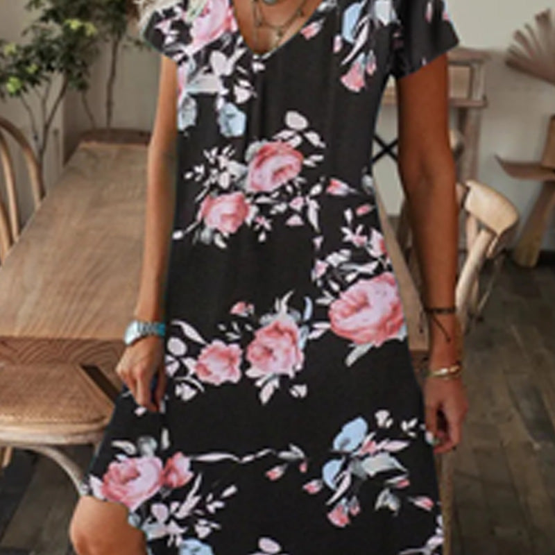 【M-3XL】🌺Elegáns virágmintás ruha