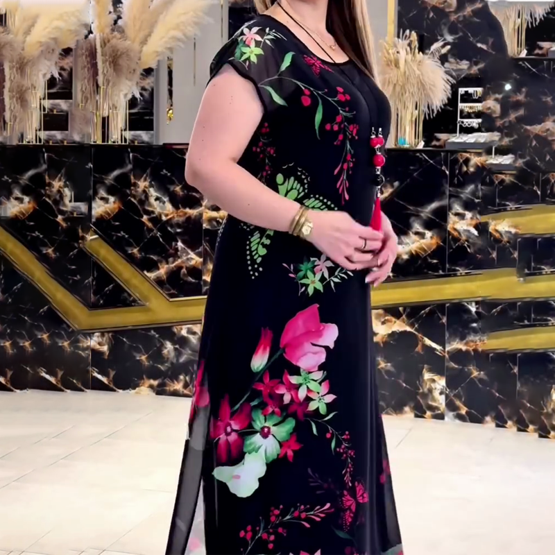 👗Elegáns virágmintás tüllruhák nőknek🌸