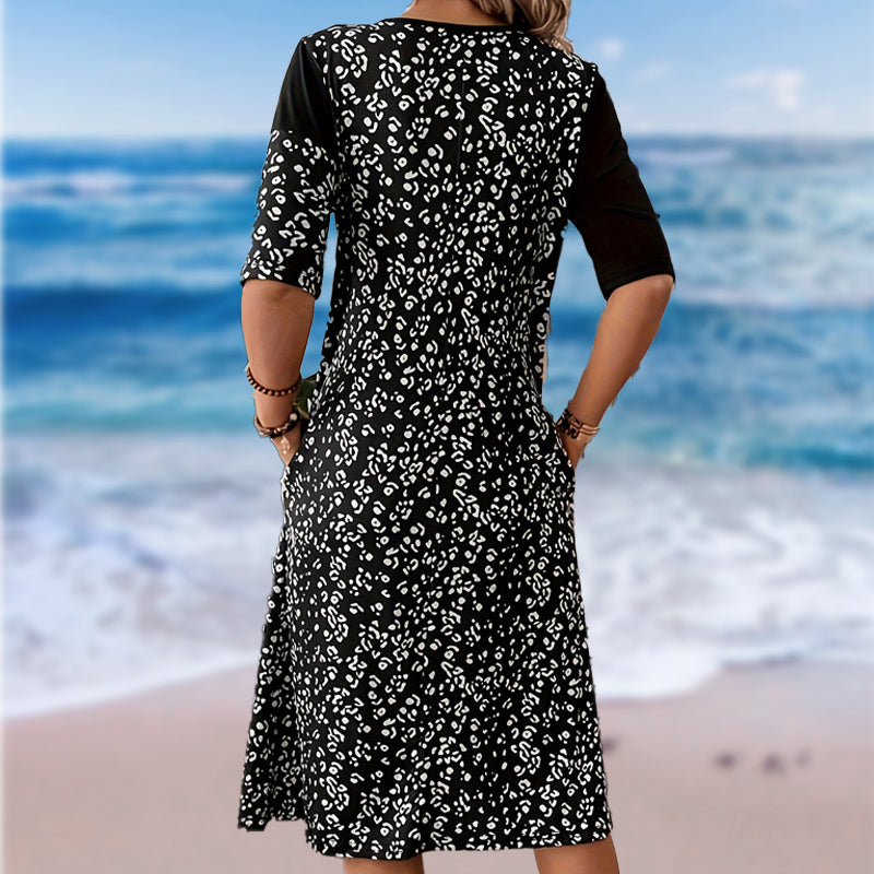 Női vintage mintás pamut ruhák