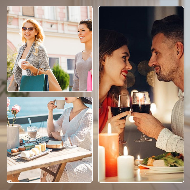 Elegáns hosszú női ruha nyomtatott nyakkivágással