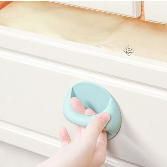 🏠Tartós, öntapadó, kerek ajtókilincsek❤️