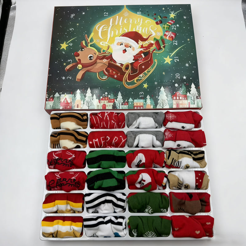 🎄🎁Karácsonyi zokni adventi naptár🧦