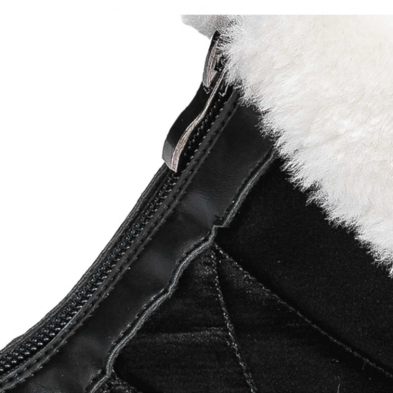 【EU36-42】❄️Téli női PU csizma pamut és polár béléssel