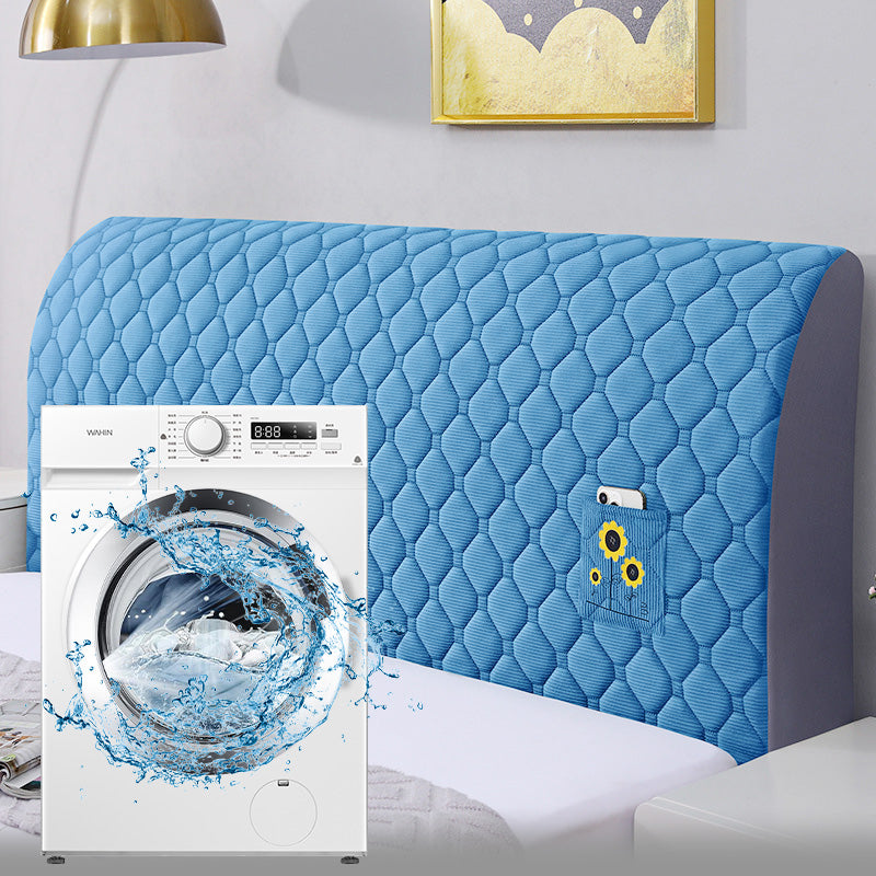 💥 Rugalmas, kárpitozott fejtámla huzat🛏️