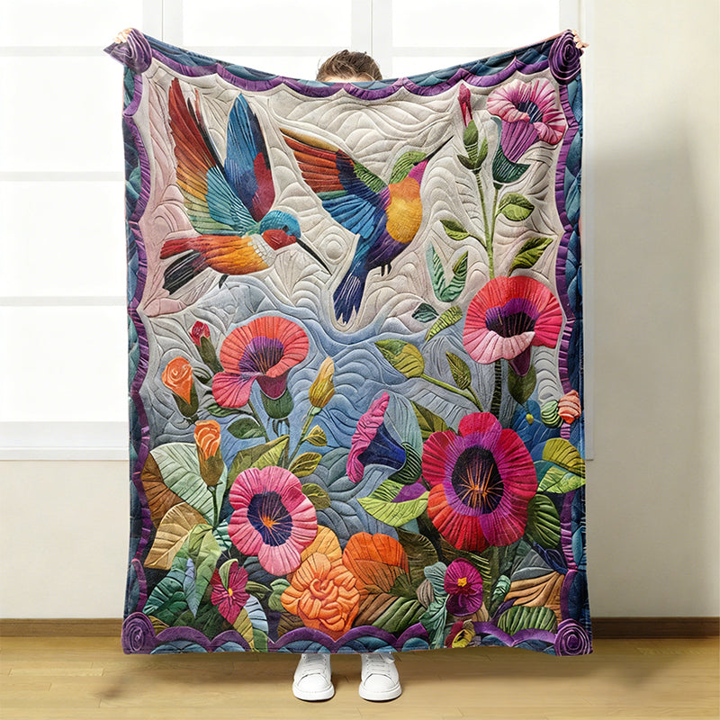 🌼 Kényelmes és puha flanel takaró virágmintával 🛋️💐