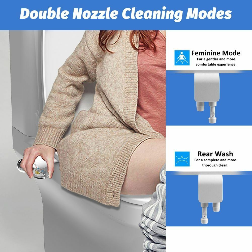 🔥🚿Nem elektromos kettős fúvókás WC