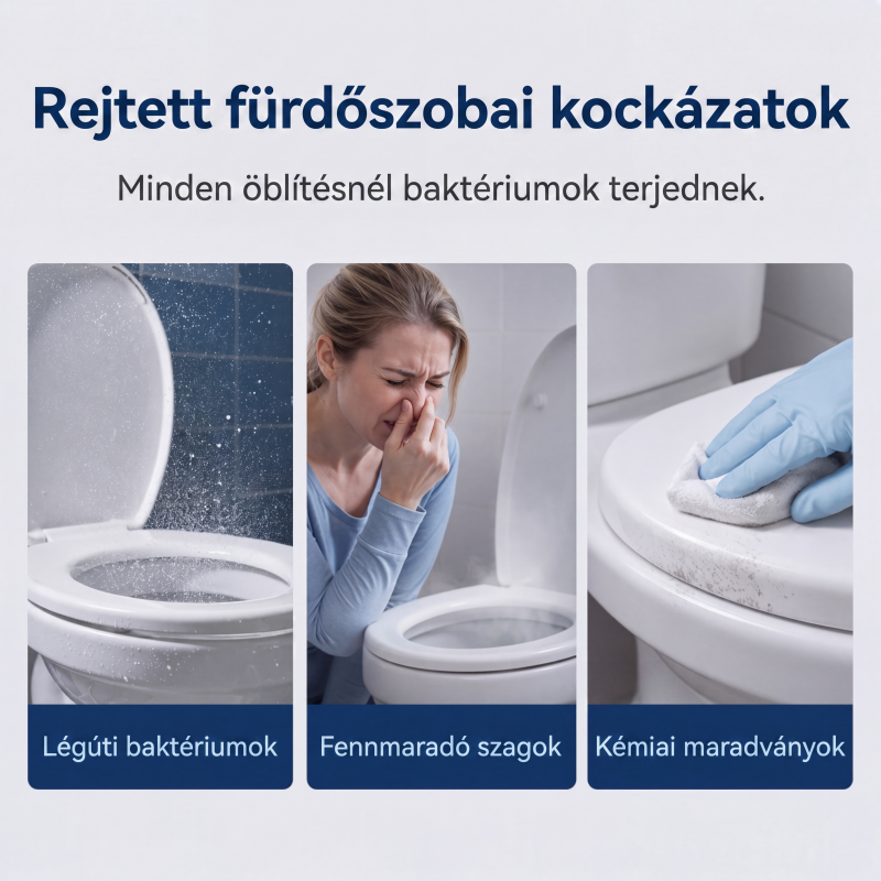 💡 UVC WC‑fertőtlenítő lámpa mozgásérzékelővel, intelligens fürdőszobai higiéniai eszköz 🧼