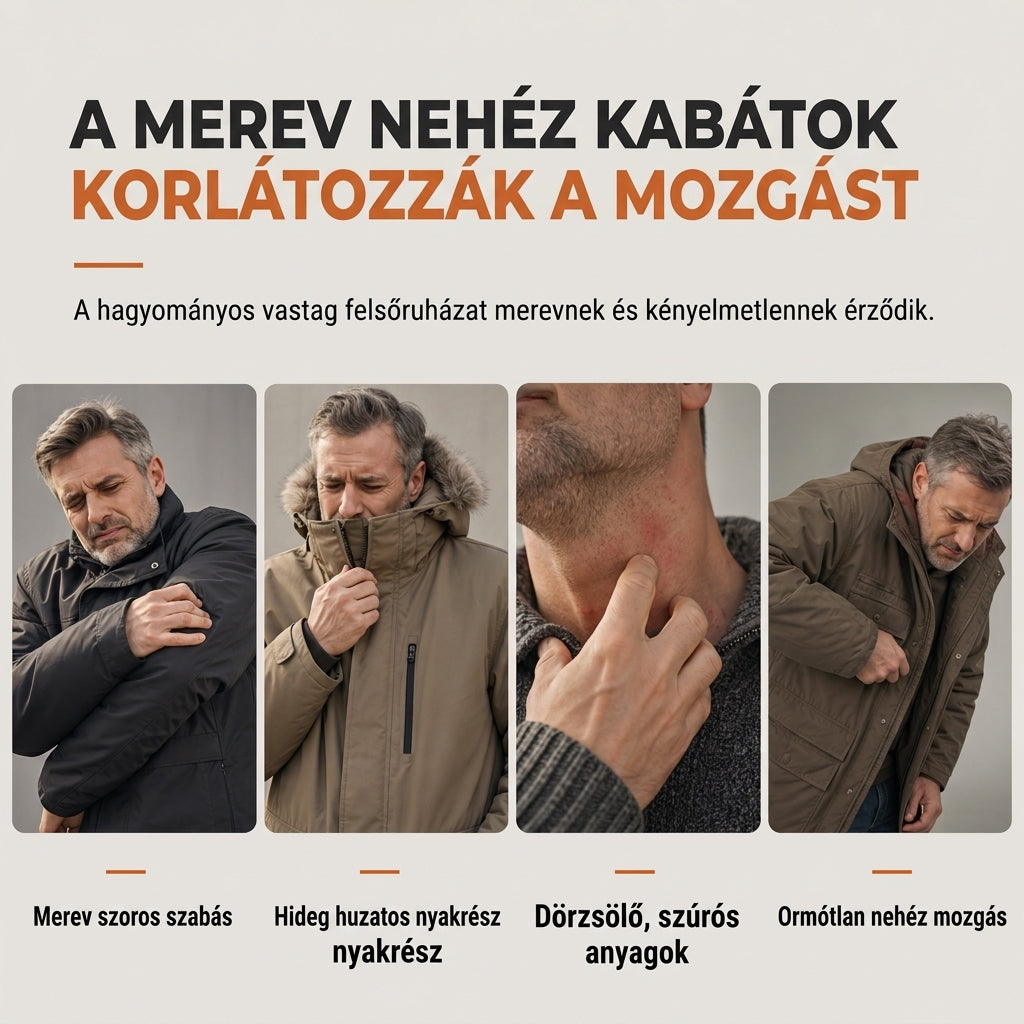 Férfi kockás, cipzáras pulóver, laza szabású amerikai stílusú, bolyhosított kapucnis pulóver